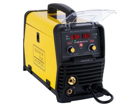 PÓŁAUTOMAT SPAW.INV. MIG-199 ALU-PULS SYNERGIA MMA 230V 180A/60% GP50, MB15/3,MMAR, D100/D200...