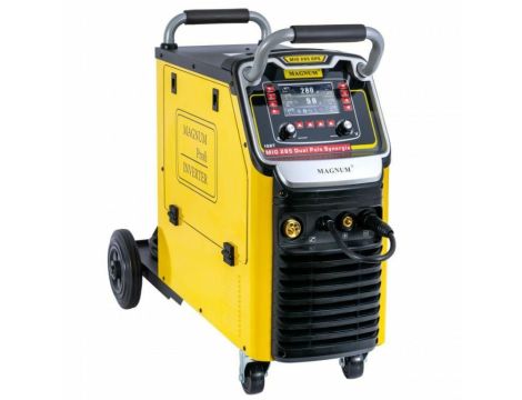 PÓŁAUTOMAT SPAW.INV. MIG-285 DUAL PLUS  SYNERGIA LCD 280A/60% 400V GP50 4x4 D300 24/3