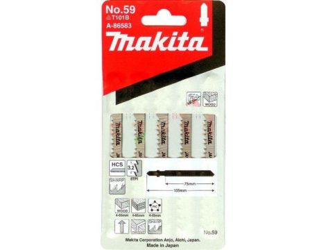 MAKITA BRZE.DO WYRZYNA. 75mm 8/1"5szt