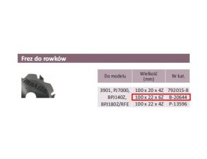 MAKITA FREZ DO LAMELOWNICY 100x22x6Z... DO LAMELOWNICY.