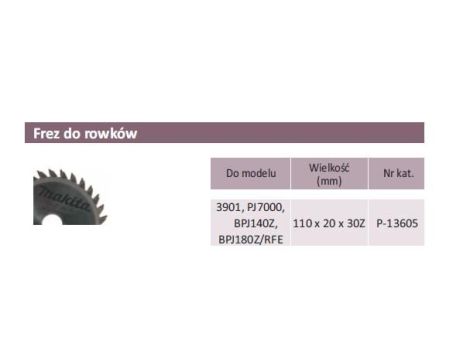 MAKITA FREZ DO LAMELOWNICY 110x20x30z... DO LAMELOWNICY. - 2
