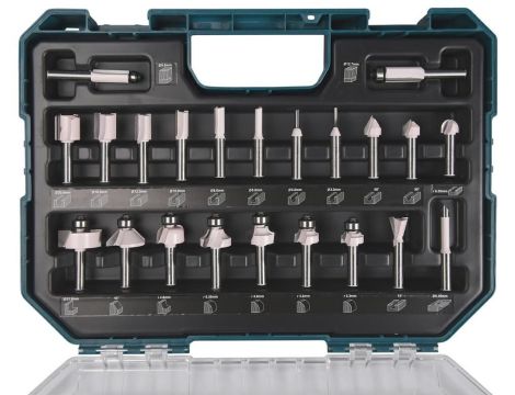 MAKITA FREZY UNIWERSALNE 8mm ZESTAW 22szt. - 3