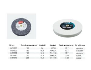 MAKITA KAMIEŃ SZLIF.A60M 150x6,4x12,7mm
