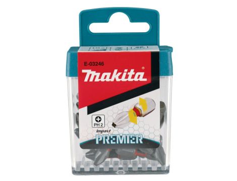 MAKITA KOŃCÓWKA WKRĘTAKOWA PH2-25mm /15szt. IMPACT PREMIER - 2