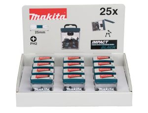MAKITA KOŃCÓWKA WKRĘTAKOWA PH2-25mm /25szt. IMPACT BLACK (x12) - image 2