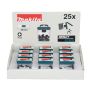 MAKITA KOŃCÓWKA WKRĘTAKOWA PZ2-25mm /25szt. IMPACT BLACK (x12) - 3