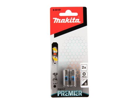 MAKITA KOŃCÓWKA WKRĘTAKOWA PZ3-25mm /2szt. IMPACT PREMIER