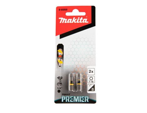 MAKITA KOŃCÓWKA WKRĘTAKOWA T15-25mm /2szt. IMPACT PREMIER