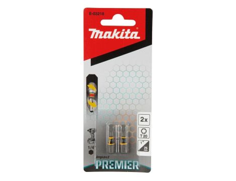 MAKITA KOŃCÓWKA WKRĘTAKOWA T20-25mm /2szt. IMPACT PREMIER