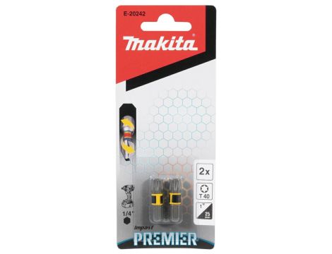 MAKITA KOŃCÓWKA WKRĘTAKOWA T40-25mm /2szt. IMPACT PREMIER