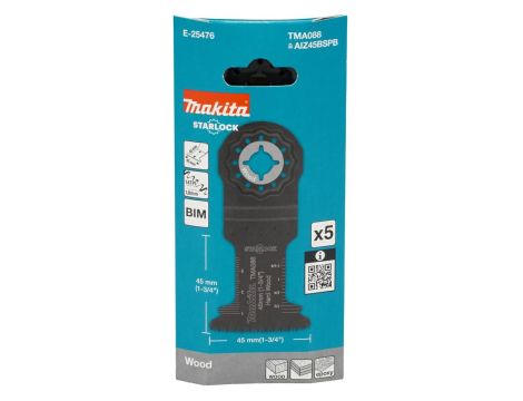 MAKITA MT BRZESZCZOT DO CIĘCIA WGŁĘBNEGO BIM 45mm x 45mm 14z/C TMA088 /5szt. - 2