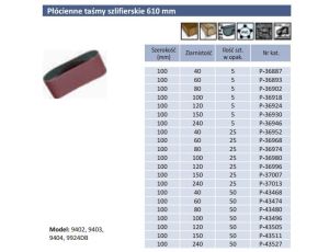 MAKITA PASY BEZK.100* 610 gr. 100 25szt.