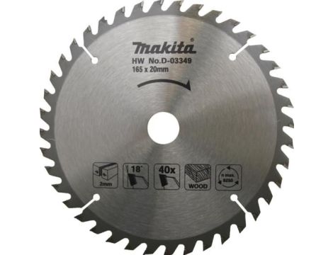 MAKITA PIŁA TARCZOWA  165x20x40z ECO