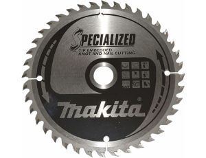 MAKITA PIŁA TARCZOWA  165x20x40z SPECJALIZED DREWNO (Z GWOŹDZIAMI I SĘKAMI)