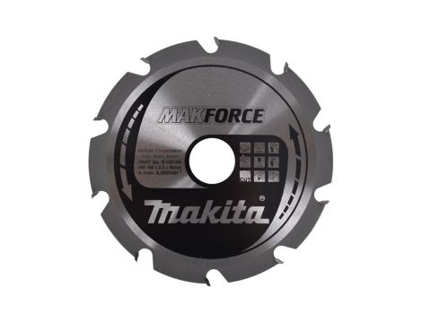 MAKITA PIŁA TARCZOWA  165x30x10z MAKFORCE DREWNO >>>B-32116