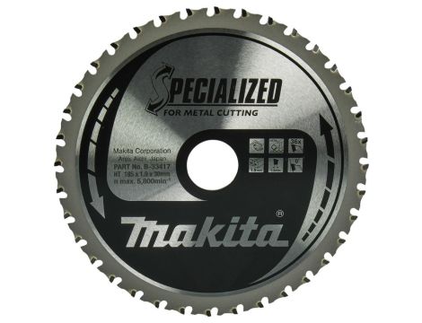 MAKITA PIŁA TARCZOWA  185x30x36z SPECJALIZED METAL