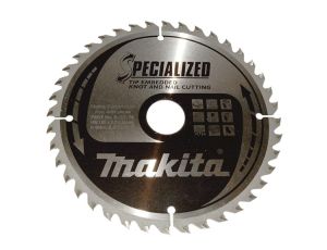 MAKITA PIŁA TARCZOWA  185x30x40z SPECJALIZED DREWNO (Z GWOŹDZIAMI I SĘKAMI)