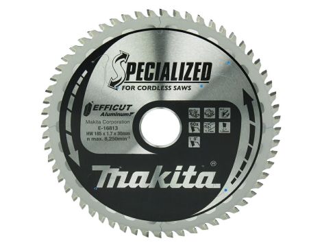MAKITA PIŁA TARCZOWA  185x30x60z EFFICUT DO ALUMINIUM....