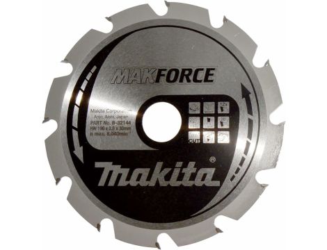 MAKITA PIŁA TARCZOWA  190x30x12Z MAKFORCE DREWNO
