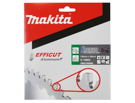 MAKITA PIŁA TARCZOWA  190x30x60z EFFICUT DO ALUMINIUM.... - 2