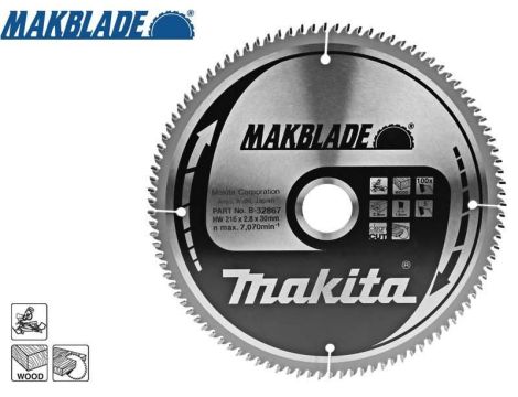 MAKITA PIŁA TARCZOWA  216x30x100z MAKBLADE DREWNO