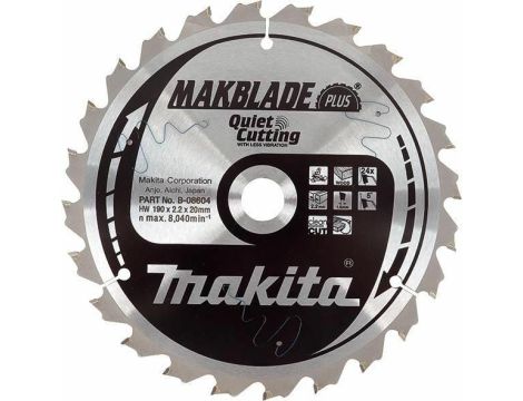 MAKITA PIŁA TARCZOWA  260x30x60z MAKBLADE PLUS DREWNO