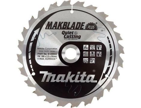 MAKITA PIŁA TARCZOWA  260x30x80z MAKBLADE PLUS DREWNO