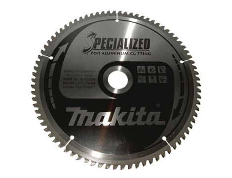 MAKITA PIŁA TARCZOWA  260x30x80z SPECJALIZED ALUMINIUM