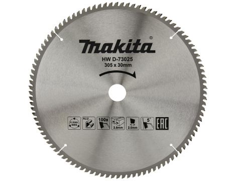 MAKITA PIŁA TARCZOWA  305x30x100z ECONOM DO ALUMINIUM...W