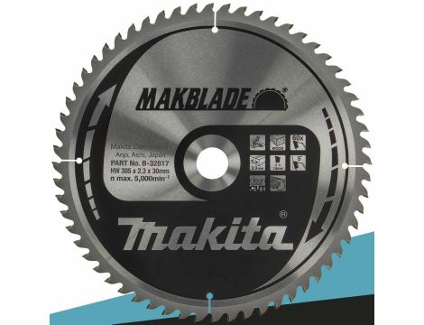 MAKITA PIŁA TARCZOWA  305x30x60z MAKBLADE DREWNO
