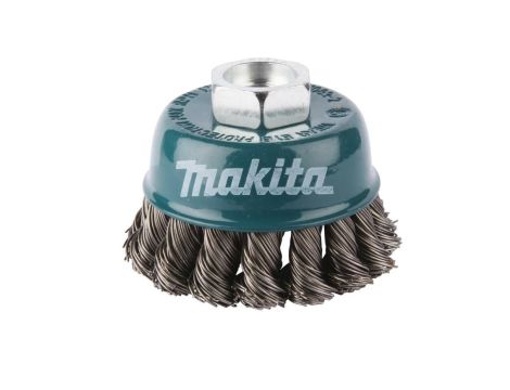MAKITA SZCZOTKA GARNKOWA M14  75mm/0,5mm INOX