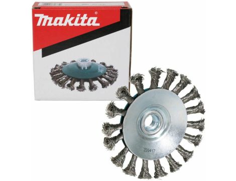 MAKITA SZCZOTKA STOŻKOWA M14 115mm/0,5mm INOX