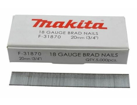 MAKITA SZTYFTY 18GA 1,0x20mm /5000szt.