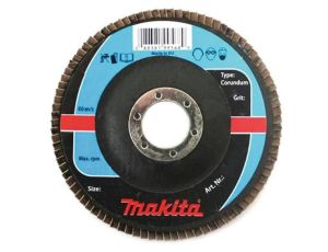 MAKITA ŚCIERNICA LISTKOWA CORUNDUM 125x22,23mm P120 ALUMINIUM, STAL, METAL, DREWNO
