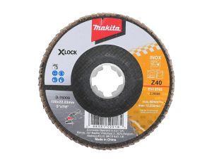 MAKITA ŚCIERNICA LISTKOWA ECONOMY 125x22,23mm P 40 X-LOCK METAL, STAL NIERDZEWNA