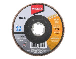 MAKITA ŚCIERNICA LISTKOWA ECONOMY 125x22,23mm P 60 X-LOCK METAL, STAL NIERDZEWNA - image 2