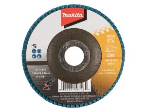 MAKITA ŚCIERNICA LISTKOWA ECONOMY 125x22,23mm P 80 METAL, STAL NIERDZEWNA - image 2