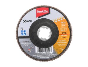 MAKITA ŚCIERNICA LISTKOWA ECONOMY 125x22,23mm P 80 X-LOCK METAL, STAL NIERDZEWNA - image 2