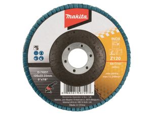 MAKITA ŚCIERNICA LISTKOWA ECONOMY 125x22,23mm P120 METAL, STAL NIERDZEWNA - image 2
