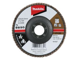 MAKITA ŚCIERNICA LISTKOWA PRZEMYSŁOWA 125x22,23mm P120 METAL, STAL NIERDZEWNA - image 2