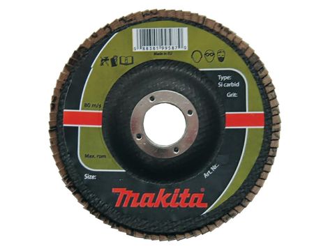 MAKITA ŚCIERNICA LISTKOWA SI CARBID 115x22,23mm P120 KAMIEŃ, CERAMIKA, TW. SZTUCZNE