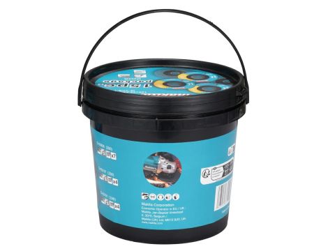 MAKITA ŚCIERNICA LISTKOWA ZESTAW 15szt P40/P60/P80 WIADERKO - 2
