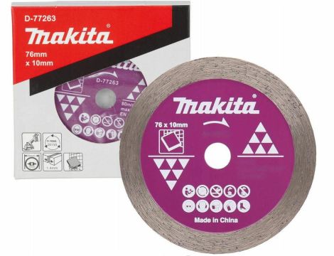 MAKITA TARCZA DIAMENTOWA  76x10mm PEŁNA (NA SUCHO)