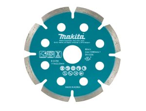 MAKITA TARCZA DIAMENTOWA 115x22,23mm SEGMENT (NA SUCHO) BETON, GRANIT, MARMUR