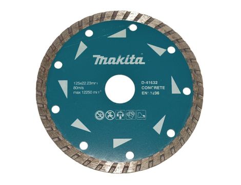 MAKITA TARCZA DIAMENTOWA 125x22,23mm TURBO (NA SUCHO) BETON