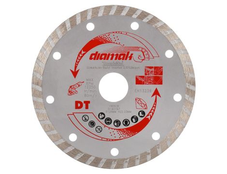 MAKITA TARCZA DIAMENTOWA 125x22,23mm TURBO (NA SUCHO) BETON, CEGŁA, MARMUR...w