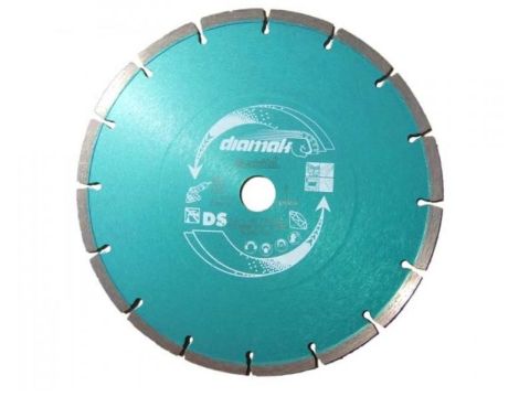 MAKITA TARCZA DIAMENTOWA 230x22,23mm SEGMENT (NA SUCHO) BETON, CEGŁA, MARMUR >>> D-80117