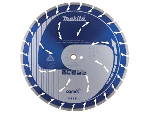 MAKITA TARCZA DIAMENTOWA 400x25,4mm SEGMENT (SUCHO/MOKRO) BETON, CEGŁA