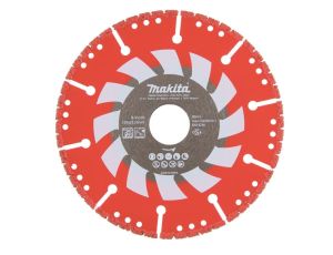MAKITA TARCZA DIAMENTOWA RESCUE 125x22,23mm SEGMENT(SUCHO) STAL, INOX, PVC, BETON, SZKŁO
