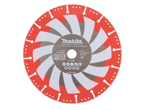 MAKITA TARCZA DIAMENTOWA RESCUE 230x22,23mm SEGMENT(SUCHO) STAL, INOX, PVC, BETON, SZKŁO